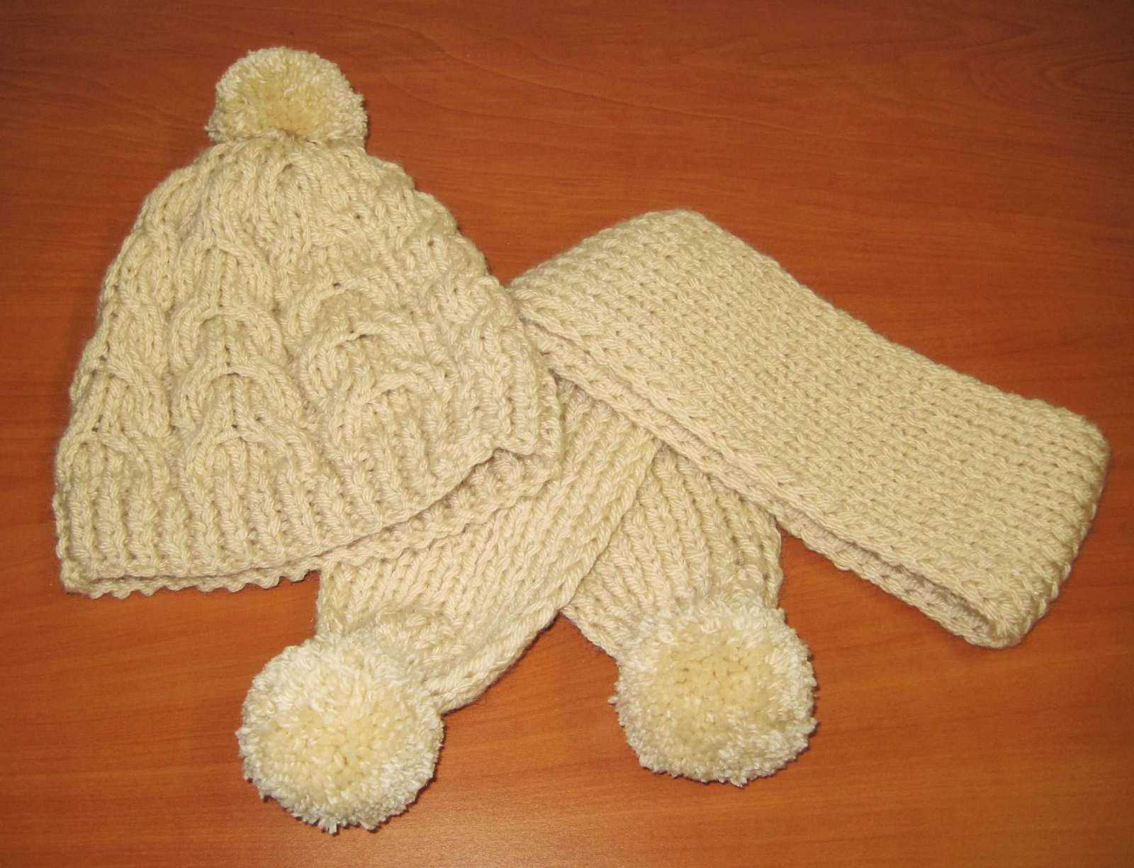 colección doble Simplemente desbordando Conjunto de gorro y bufanda infantil