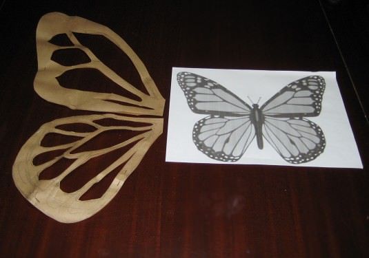 Plantilla disfraz mariposa