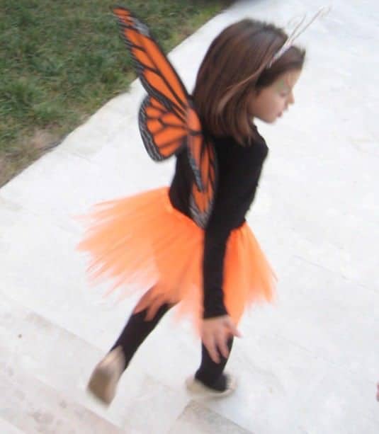 disfraz para niña de mariposa monarca