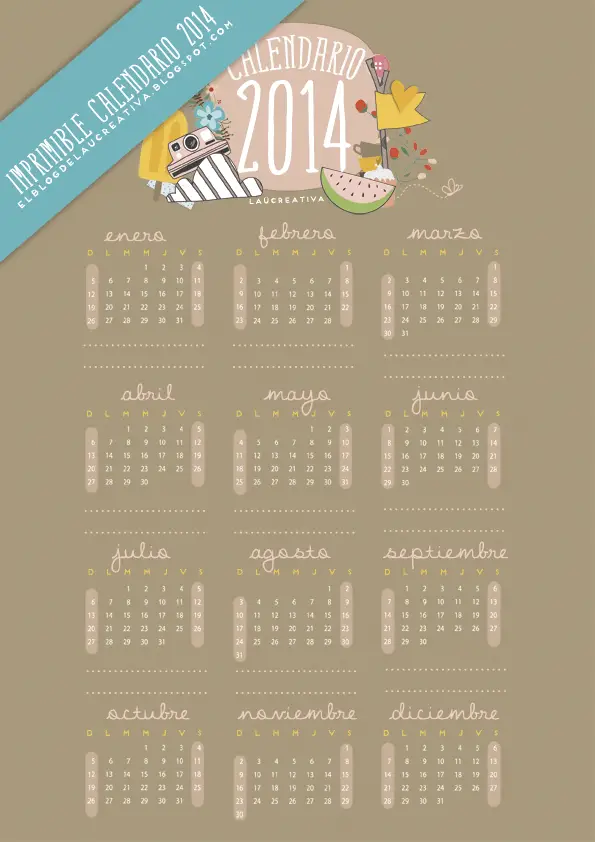 Calendario_2014_Laucreativa
