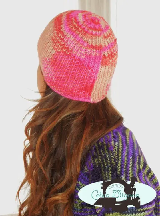 Gorro de lana multicolor