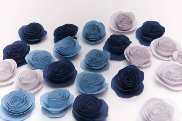 Cómo hacer flores con papel o cartulina