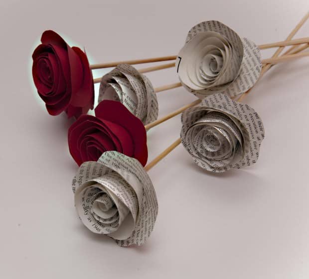 Cómo hacer flores con papel o cartulina