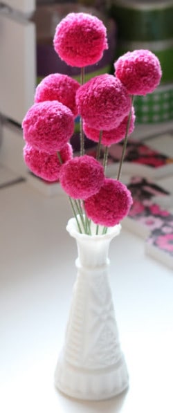 Flores de pompones