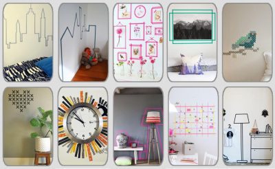 Diez propuestas para decorar paredes con washi tape