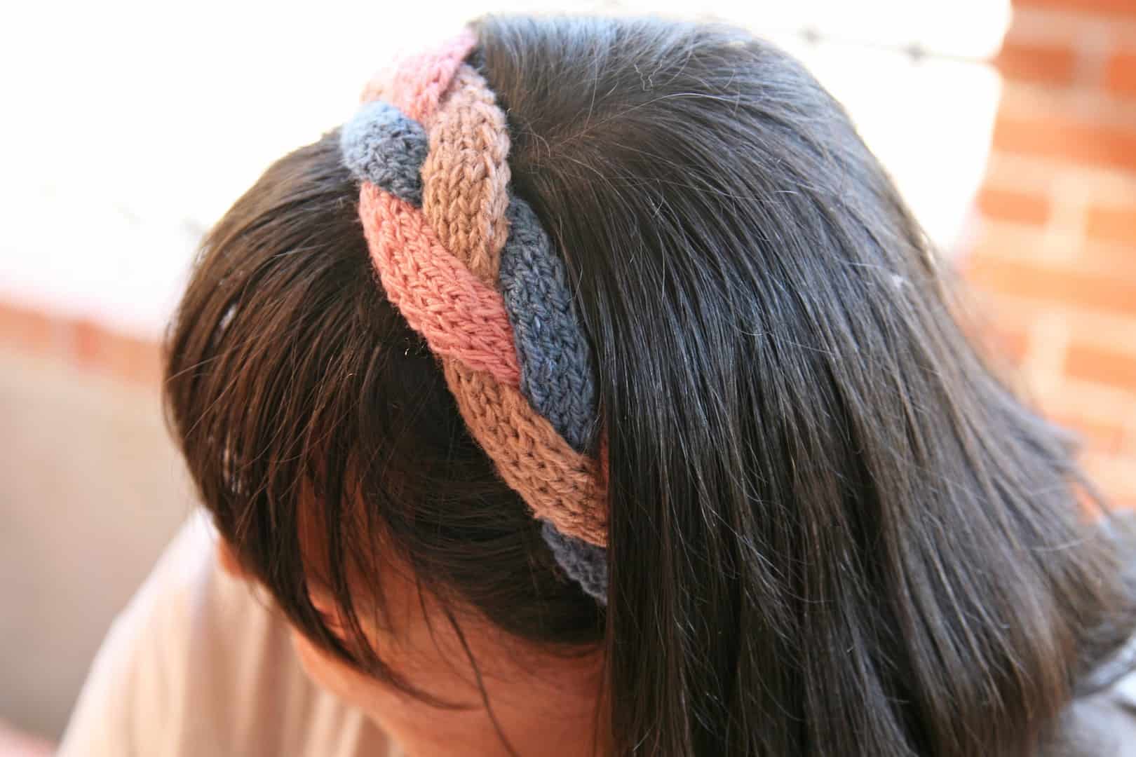 Diadema de forma trenza