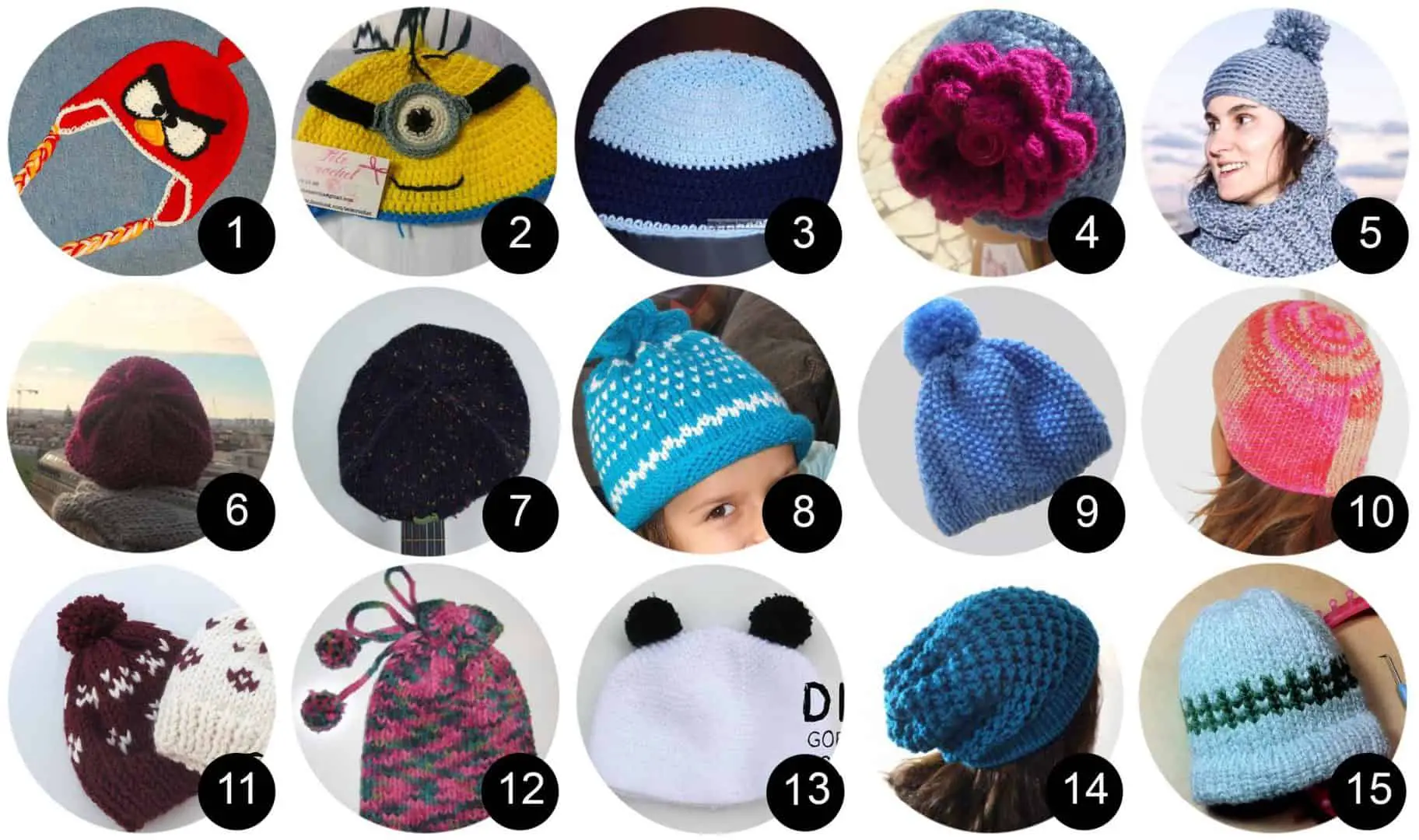 Gorros Lana [15 Tutoriales Paso Paso]