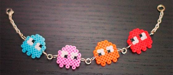 pulsera-pac-man-hama-beads
