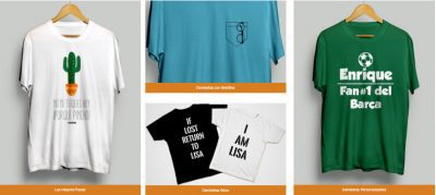 camisetas personalizadas en dezuu