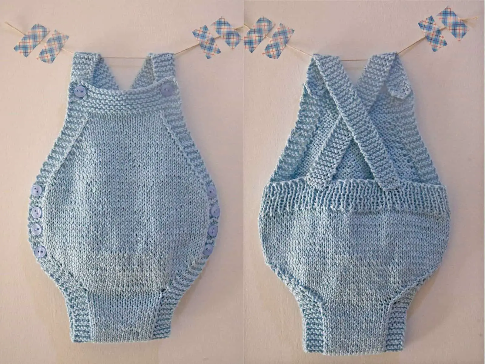 entrenador Uva Leche Tejer ropa de bebé con dos agujas – Ranita de punto de algodon para recién  nacido