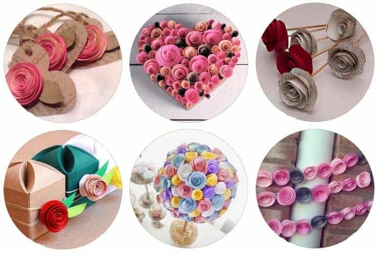 Cómo hacer flores sencillas de papel para San Valentín Cómo hacer flores sencillas de papel para San Valentín